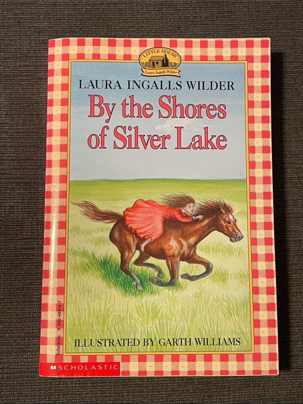 By The Shores of Silver Lake by Laura Ingalls Wilder Kids Paperback Book GUC